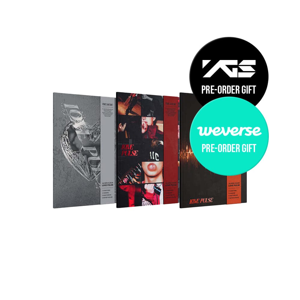 TREASURE ALBUM TREASURE - 3rd Mini Album LOVE PULSE (SET)