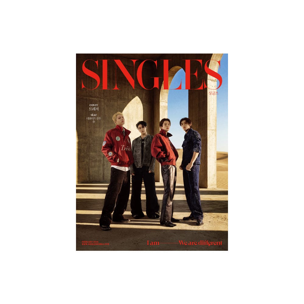 TREASURE Magazine B（レッド） Treasure - 雑誌 Singles (2026年 2月号)