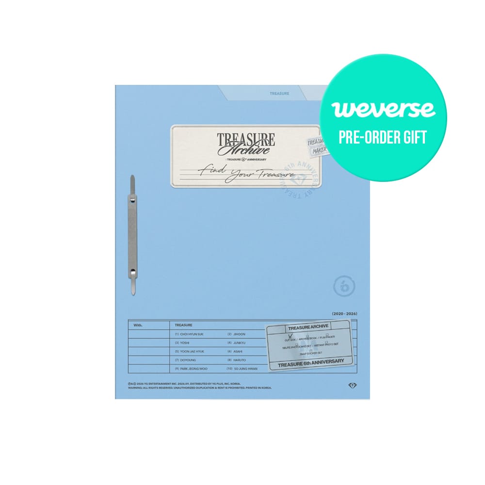 TREASURE PHOTOBOOK TREASURE - TREASURE ARCHIVE : TREASURE 6TH ANNIVERSARY