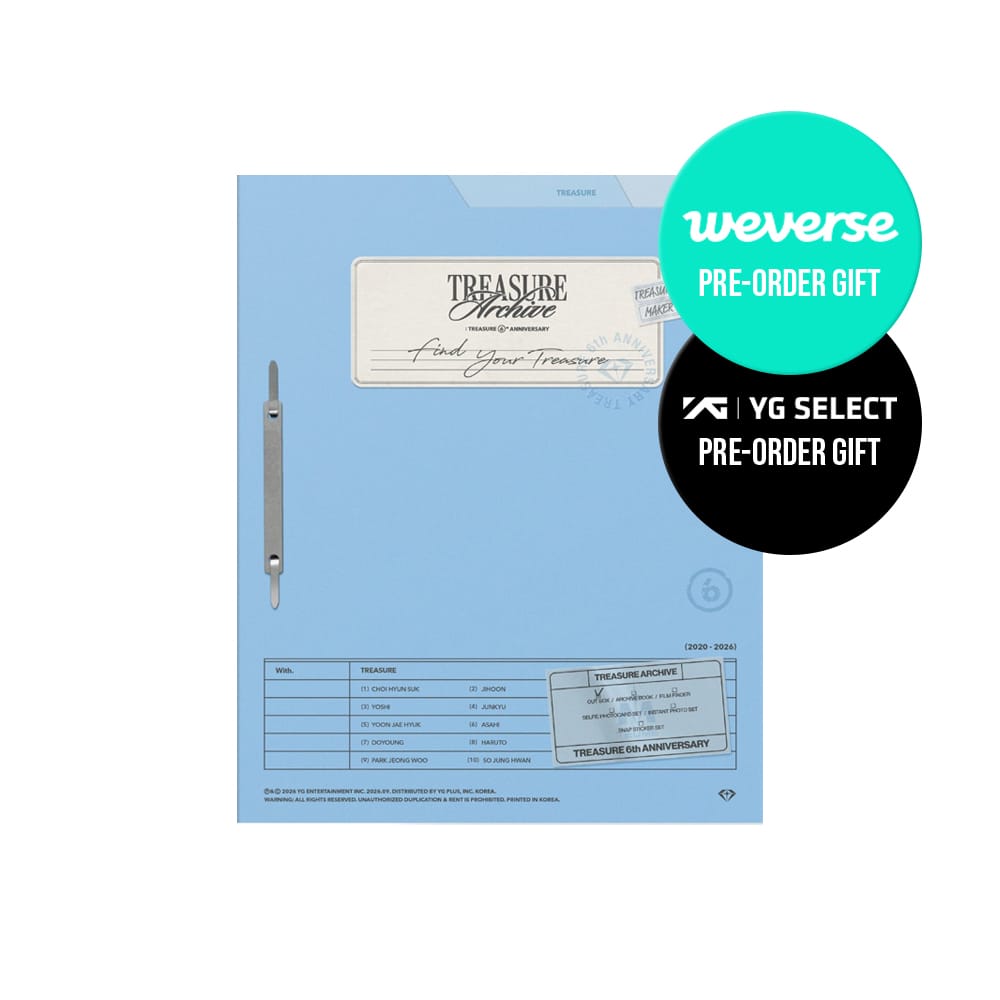 TREASURE PHOTOBOOK TREASURE - TREASURE ARCHIVE : TREASURE 6TH ANNIVERSARY