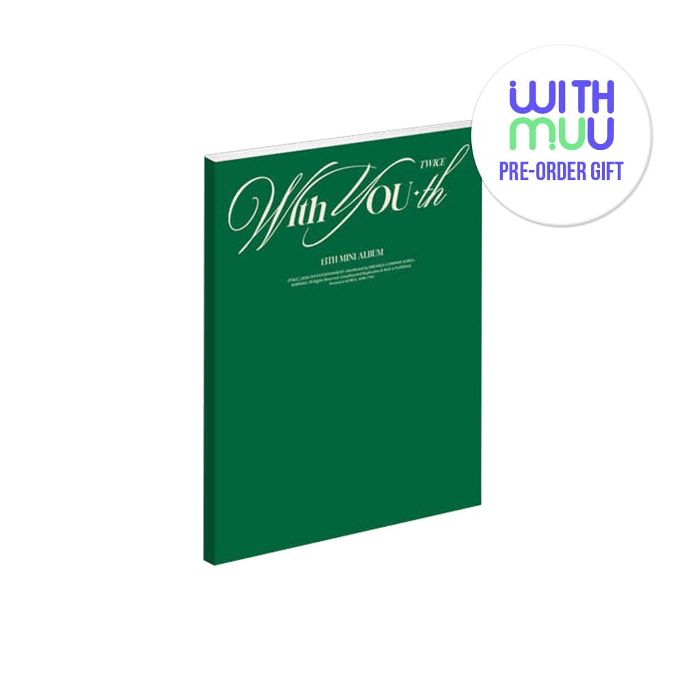 TWICE ALBUM Forever (Green) (+Withmuu 特典) TWICE - 13th ミニアルバム [With YOU-th]