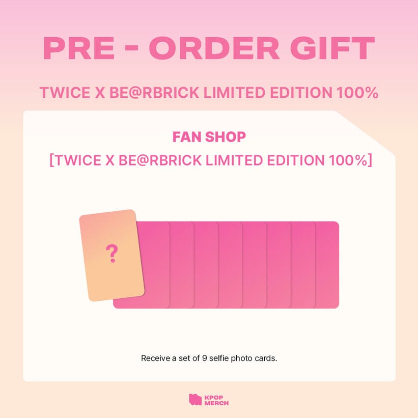 TWICE - TWICE X BE@RBRICK Limited Edition 100%