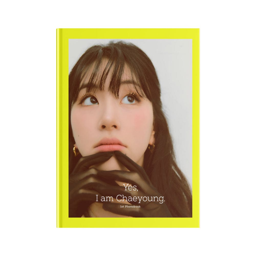 TWICE Photobook Neon Lime Ver. Chaeyoung - Yes, I am Chaeyoung. 1st Photobook
