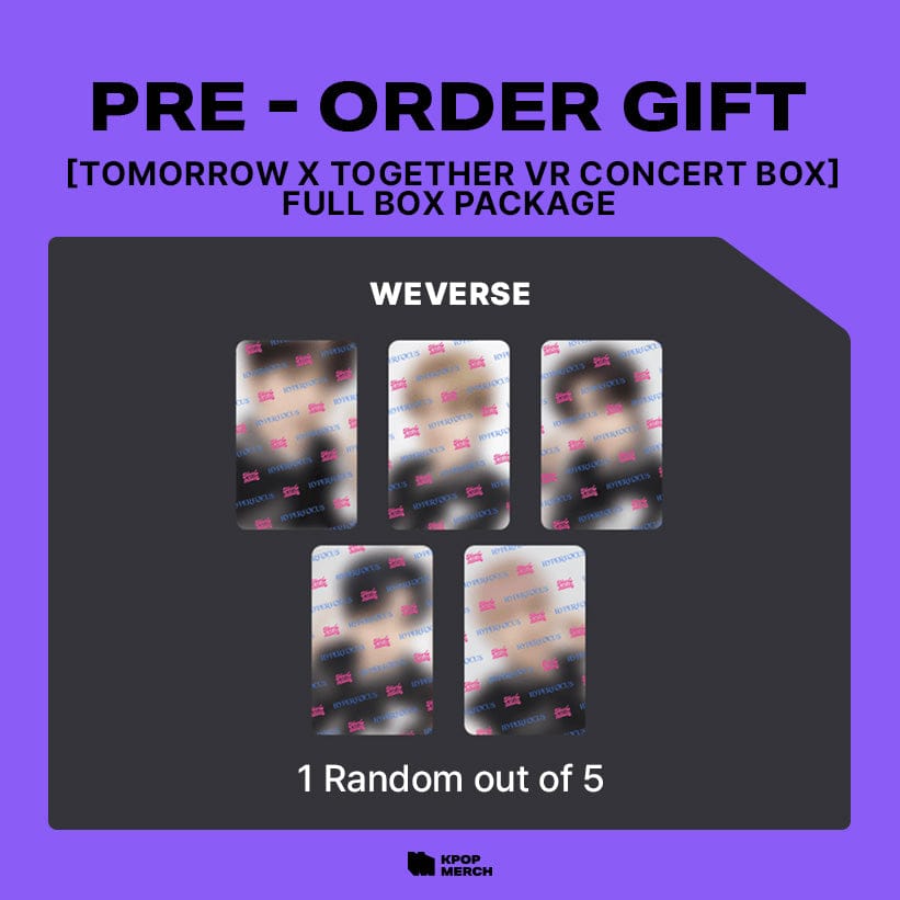 TXT (TOMORROW X TOGETHER) MD / GOODS TOMORROW X TOGETHER ( TXT )  - [VR Concert Box] Full Box Package