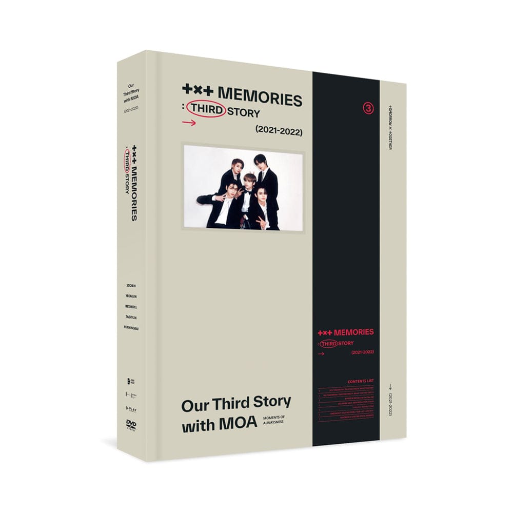 TXT (TOMORROW X TOGETHER) - MEMORIES : THIRD STORY DVD