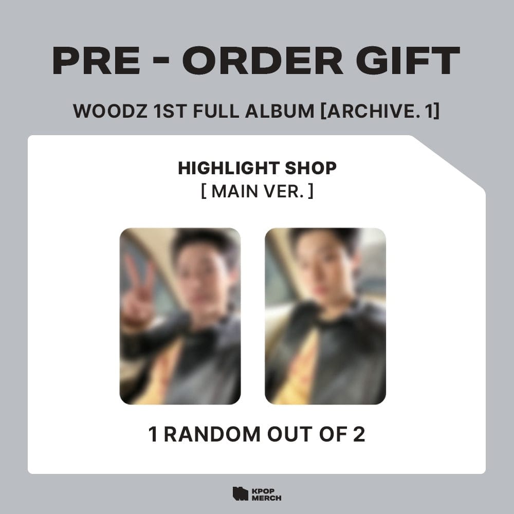 WOODZ ALBUM BEATROAD特典付き WOODZ - 1ST FULL ALBUM [ARCHIVE. 1]  (MAIN VER.) (2CD)