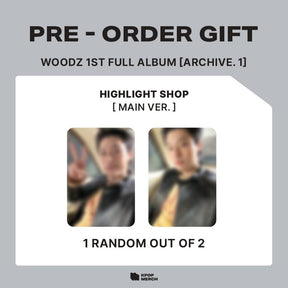WOODZ ALBUM BEATROAD特典付き WOODZ - 1ST FULL ALBUM [ARCHIVE. 1]  (MAIN VER.) (2CD)