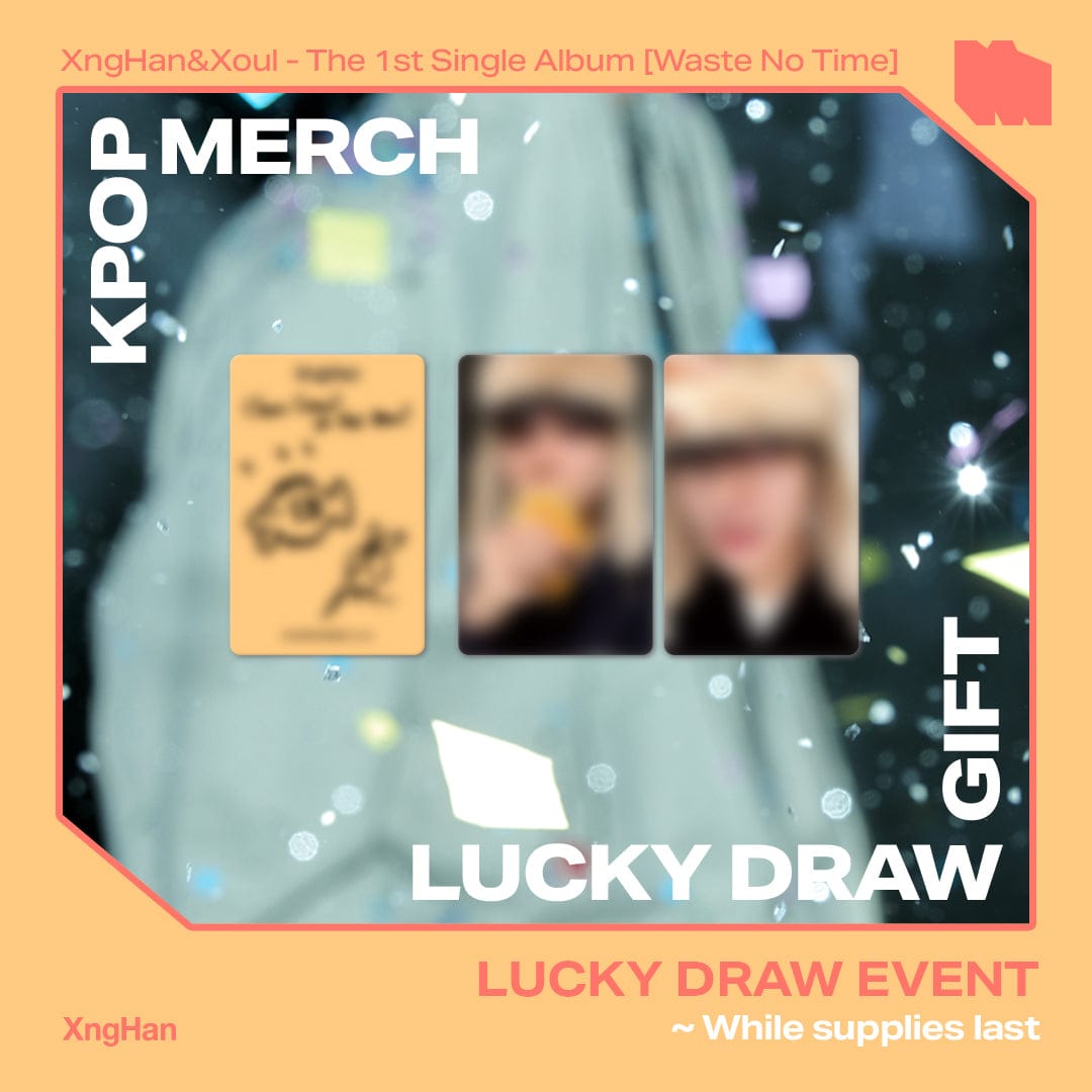 XNGHAN & XOUL ALBUM [4th LUCKY DRAW] XngHan&Xoul - The 1st Single [Waste No Time] (Photo Book Ver.)