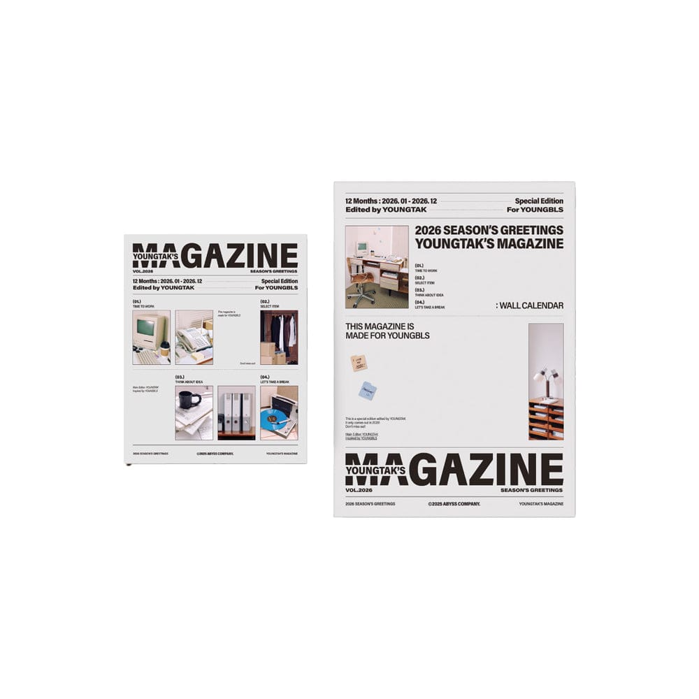 YOUNGTAK MD / GOODS YOUNGTAK - 2026 Season's Greetings  [YOUNGTAK'S MAGAZINE] カレンダーVer.